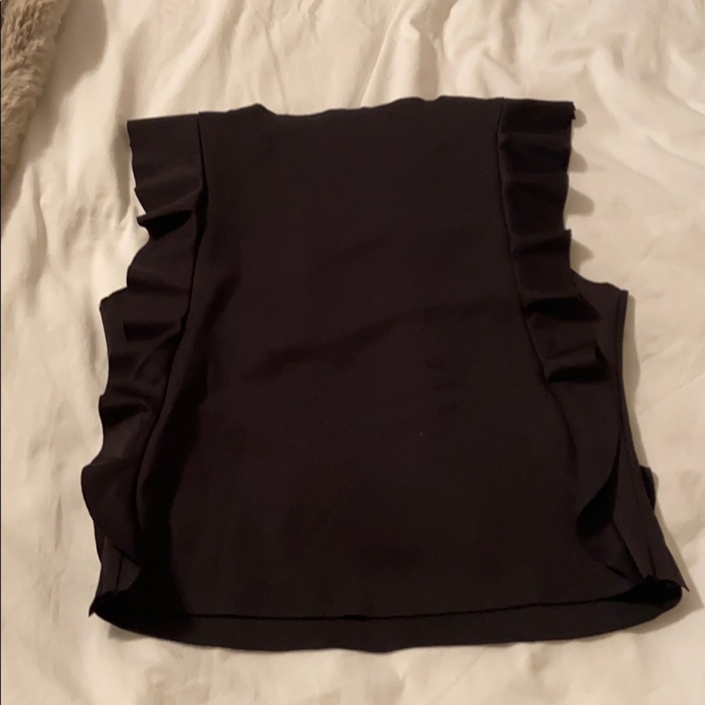 Necessary Objects Ruffled Scuba Blouse - image 7